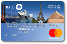 BMO Prepaid Travel Mastercard