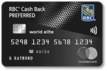 RBC Cash Back Preferred World Elite Mastercard