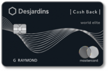 Desjardins Cash Back World Elite Mastercard