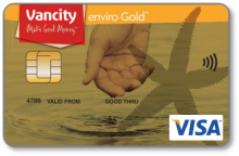 Vancity enviro Gold VISA with rewards