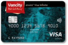 Vancity enviro Visa Infinite card