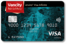 enviro Visa Classic low interest credit card - Vancity