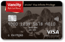 Vancity enviro Visa Infinite Privilege card