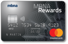 MBNA Rewards Platinum Plus MASTERCARD
