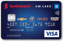 Scotiabank GM VISA card
