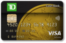 TD Cash Back Visa Infinite  Card