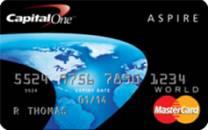 Capital One Aspire World MASTERCARD