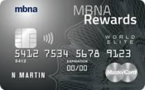 MBNA Rewards World Elite MASTERCARD