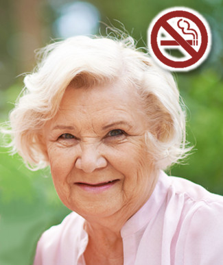 Life insurance rates for a female, 70+ years old, non-smoker